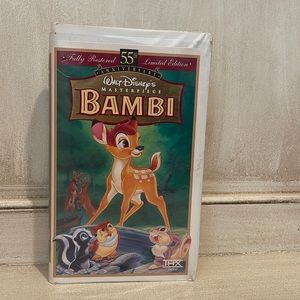 𝅺bambi 55th Anniversary VHS Tape